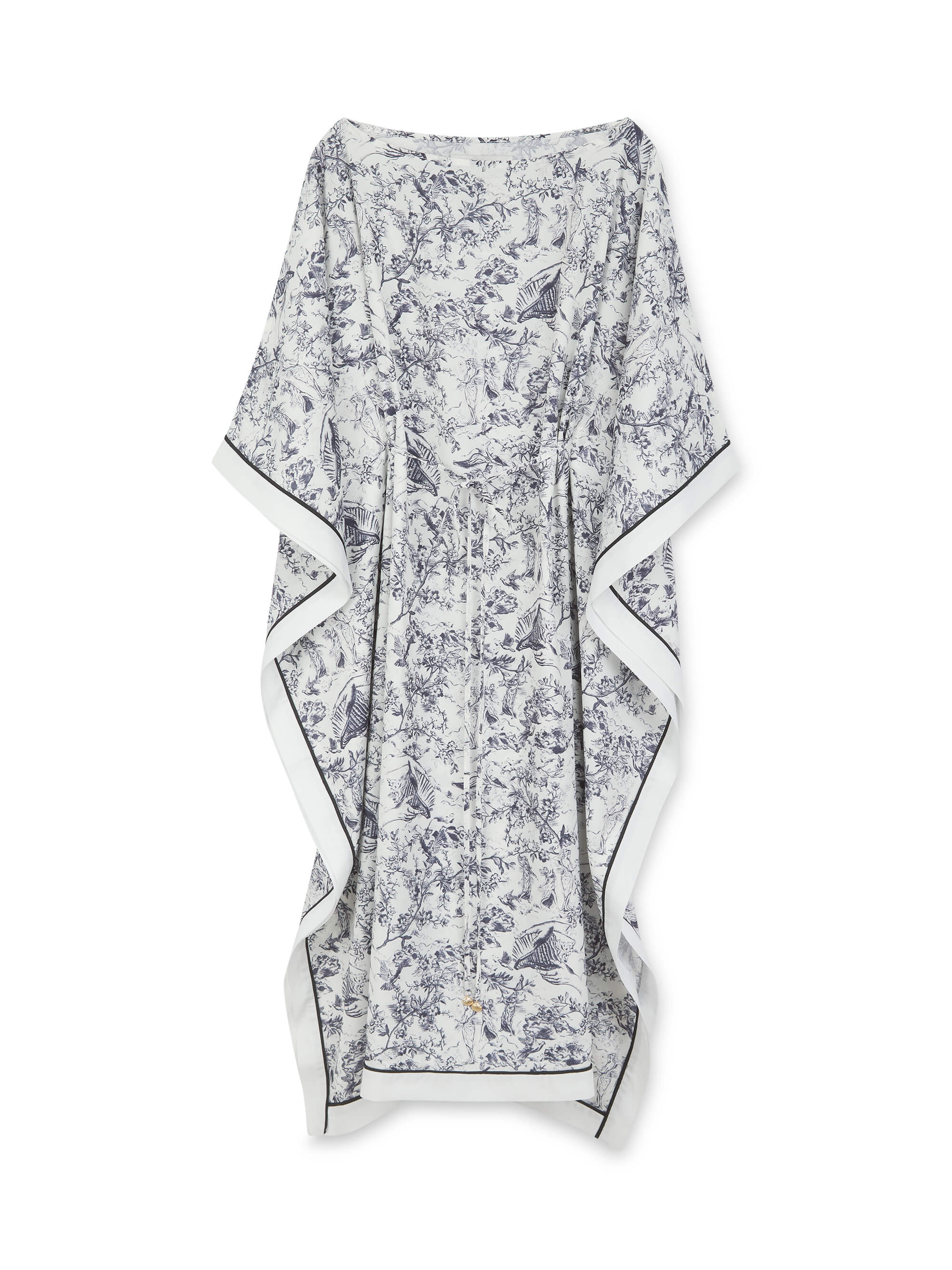 ‘ATHENA’ TOILE PRINTED KAFTAN WHITE MULTI - Image 5