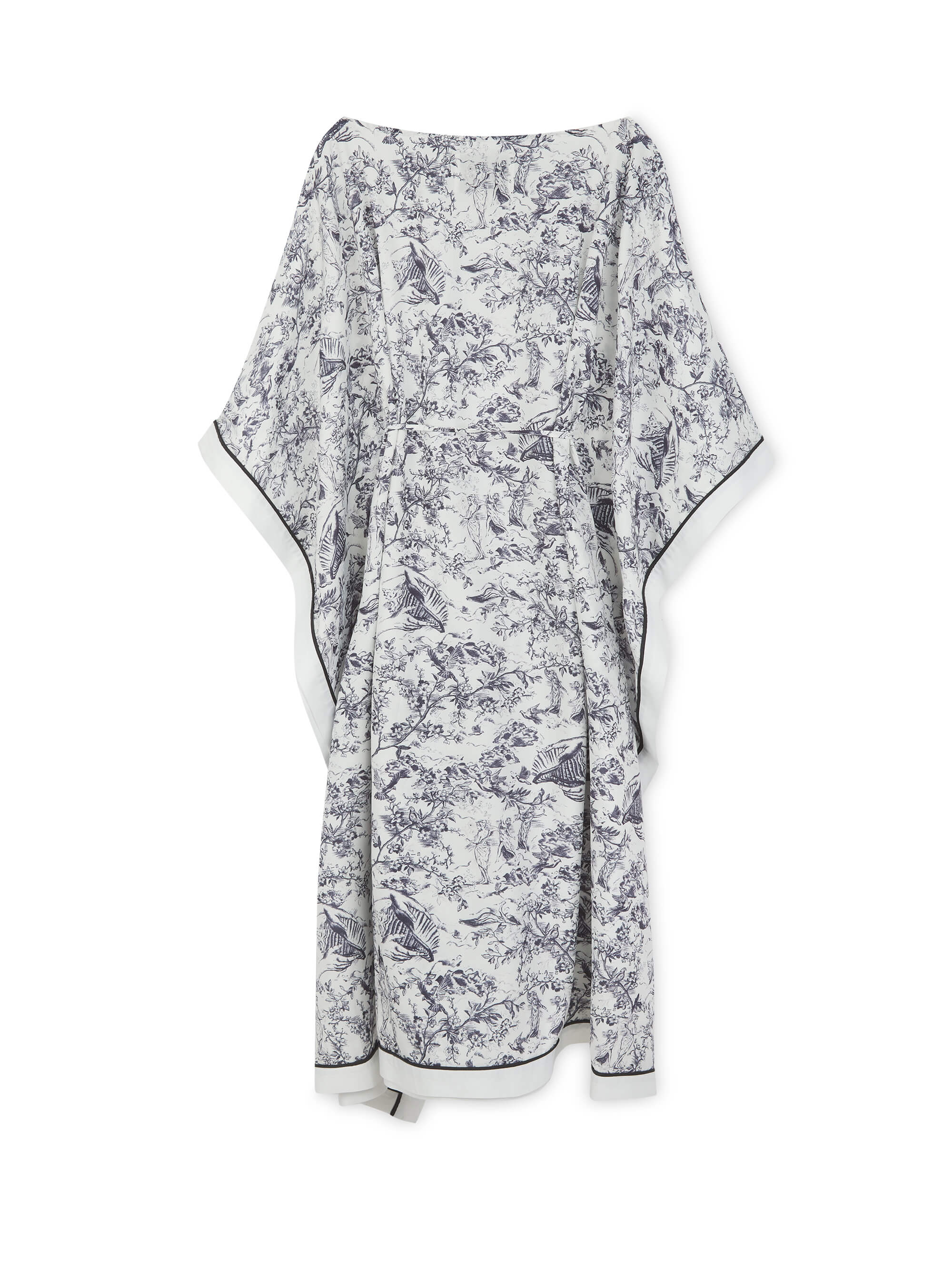 ‘ATHENA’ TOILE PRINTED KAFTAN WHITE MULTI - Image 6