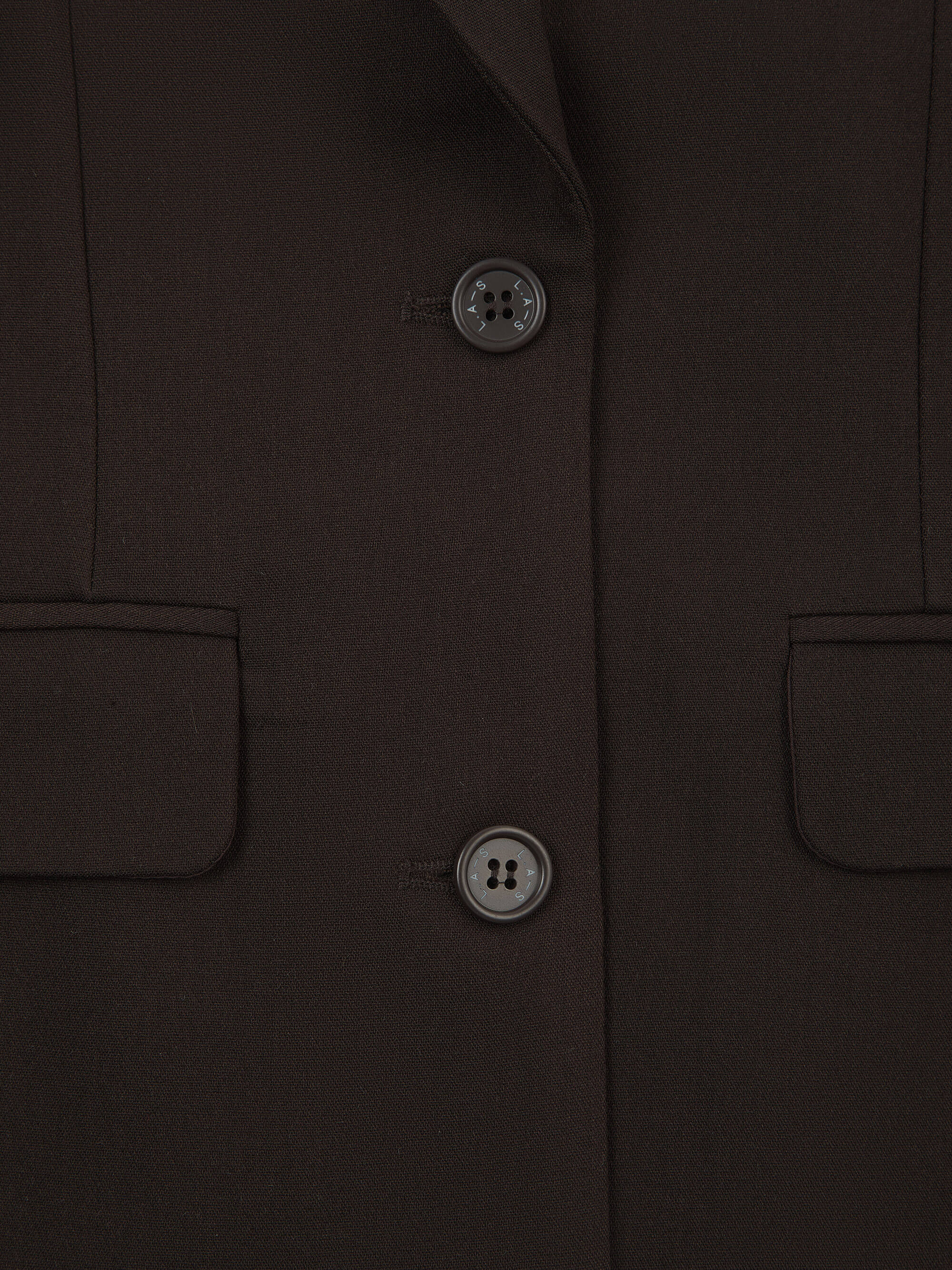 'BEAU' OVERSIZED SINGLE BREAST BLAZER BROWN - Image 5