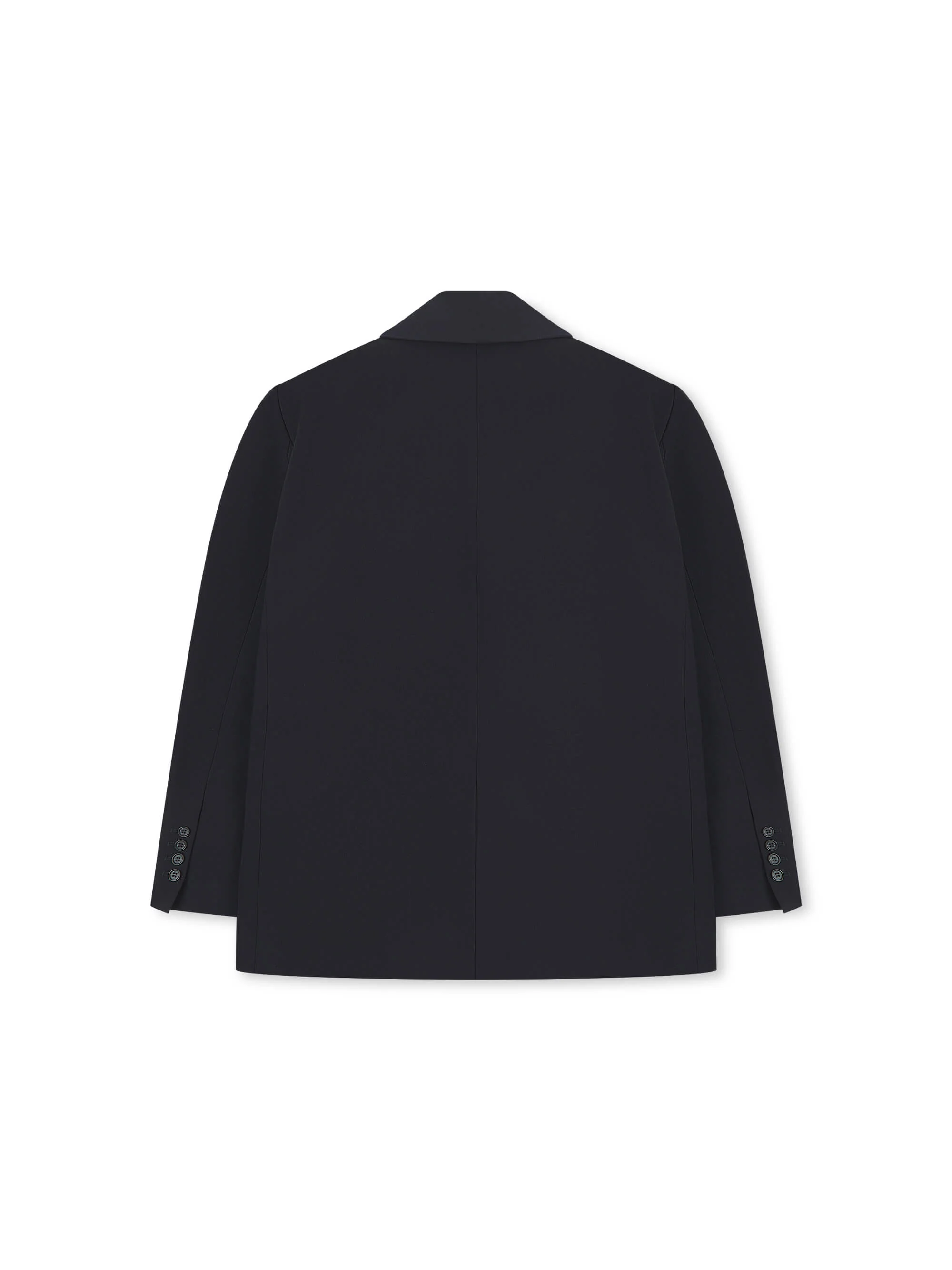 'BEAU' OVERSIZED SINGLE BREAST BLAZER NAVY - Image 6