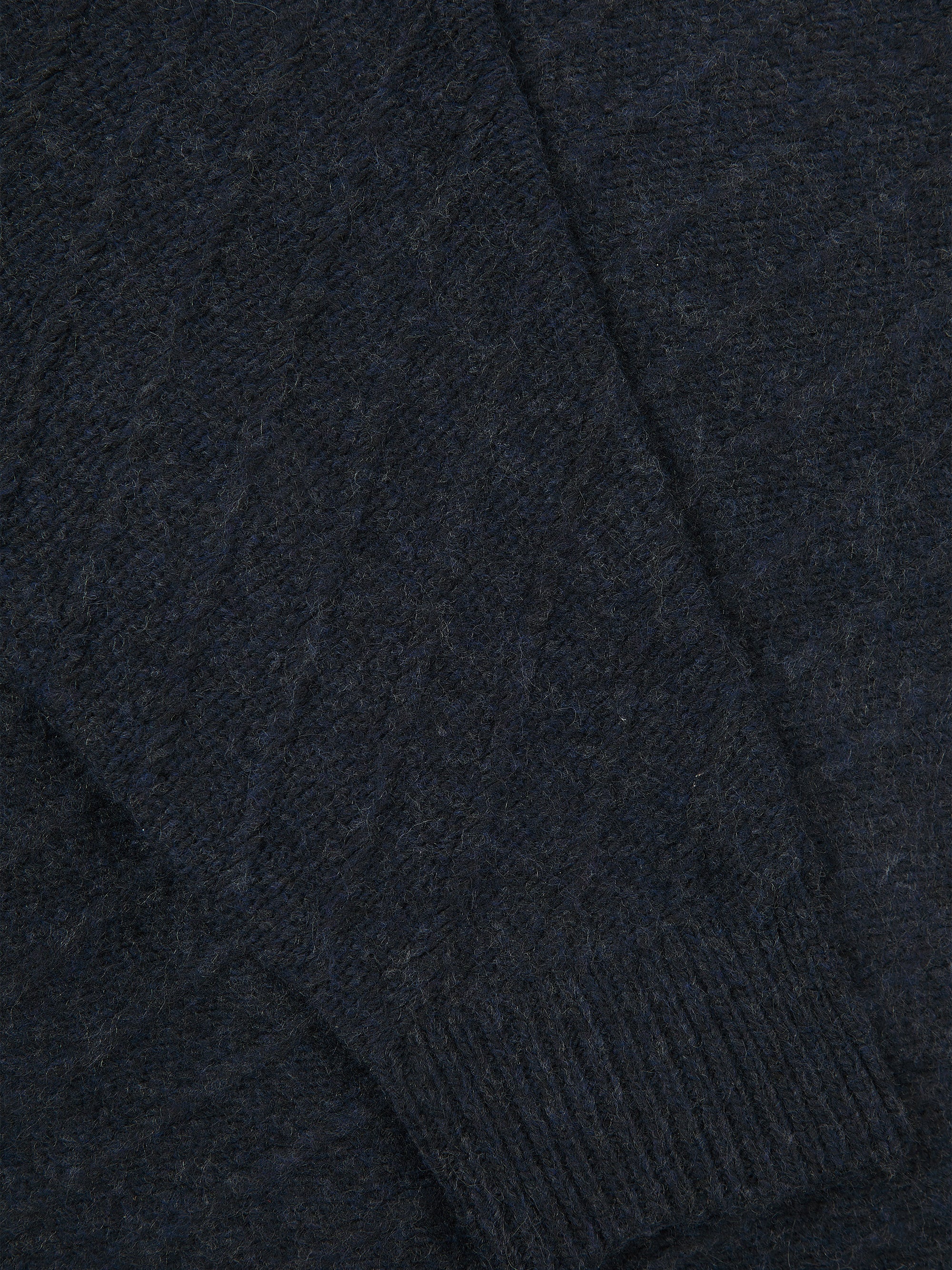 'CAMILLE' KNITTED CARDIGAN WITH SCARF DETAIL NAVY - Image 5
