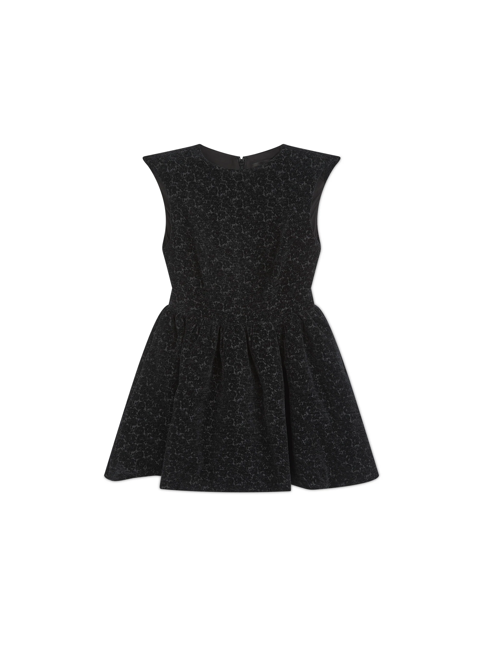 'COCO' CINCHED WAIST COCKTAIL MINI DRESS BLACK - Image 4