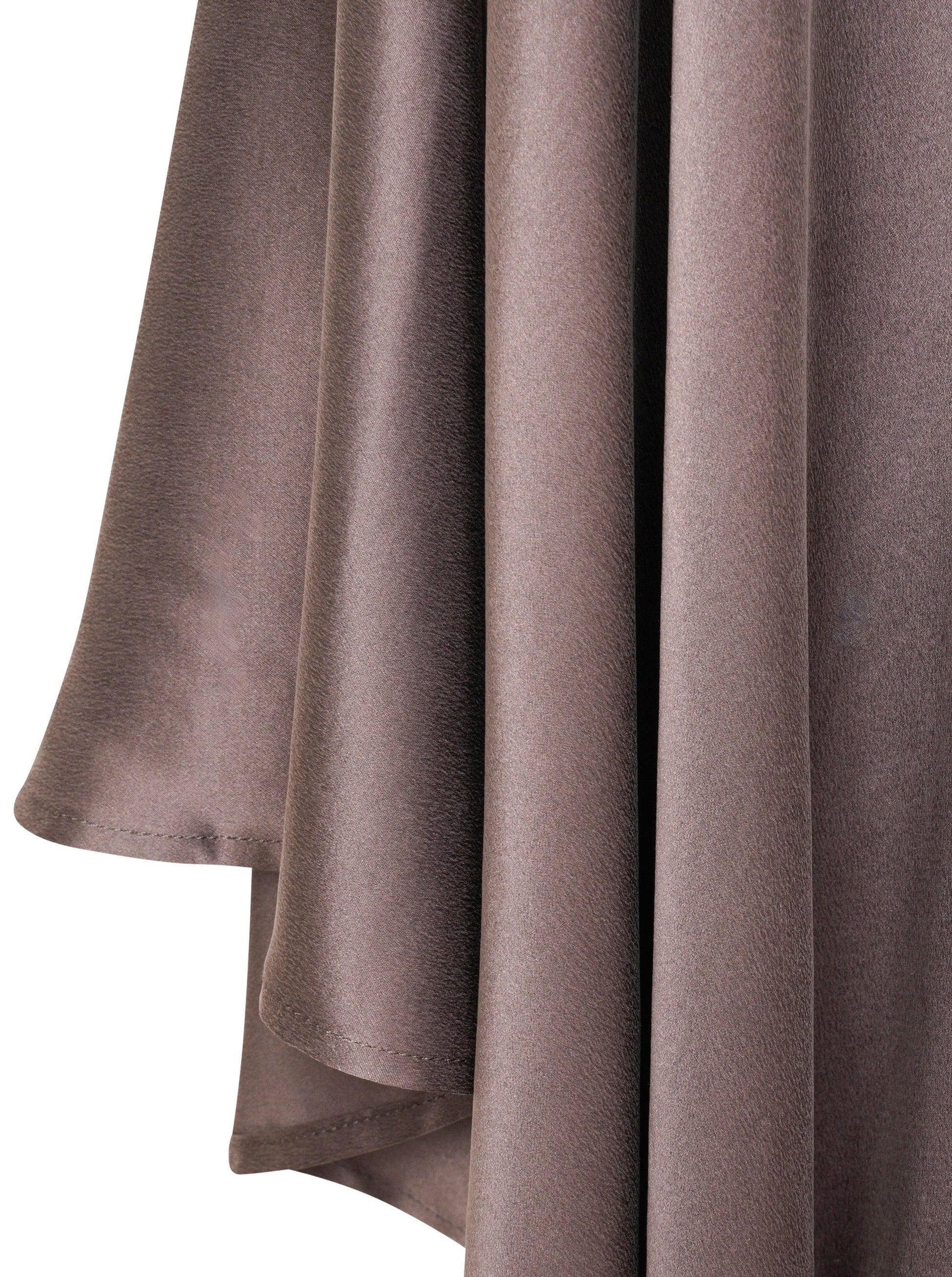 'DAHLIA' SILK CAPE BACK PLUNGE PLAYSUIT GREY - Image 5