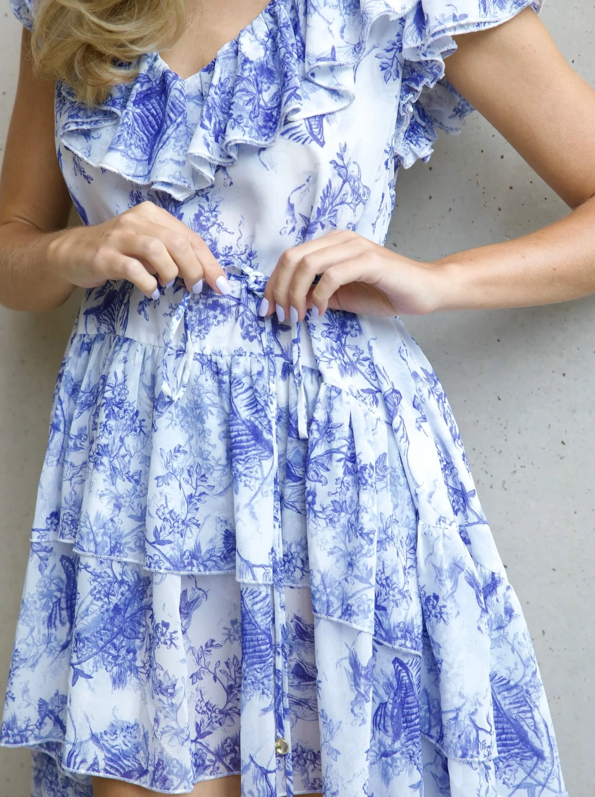 'APHRODITE' HIGH LOW HEM VOLUME DRESS TOILE - Image 11