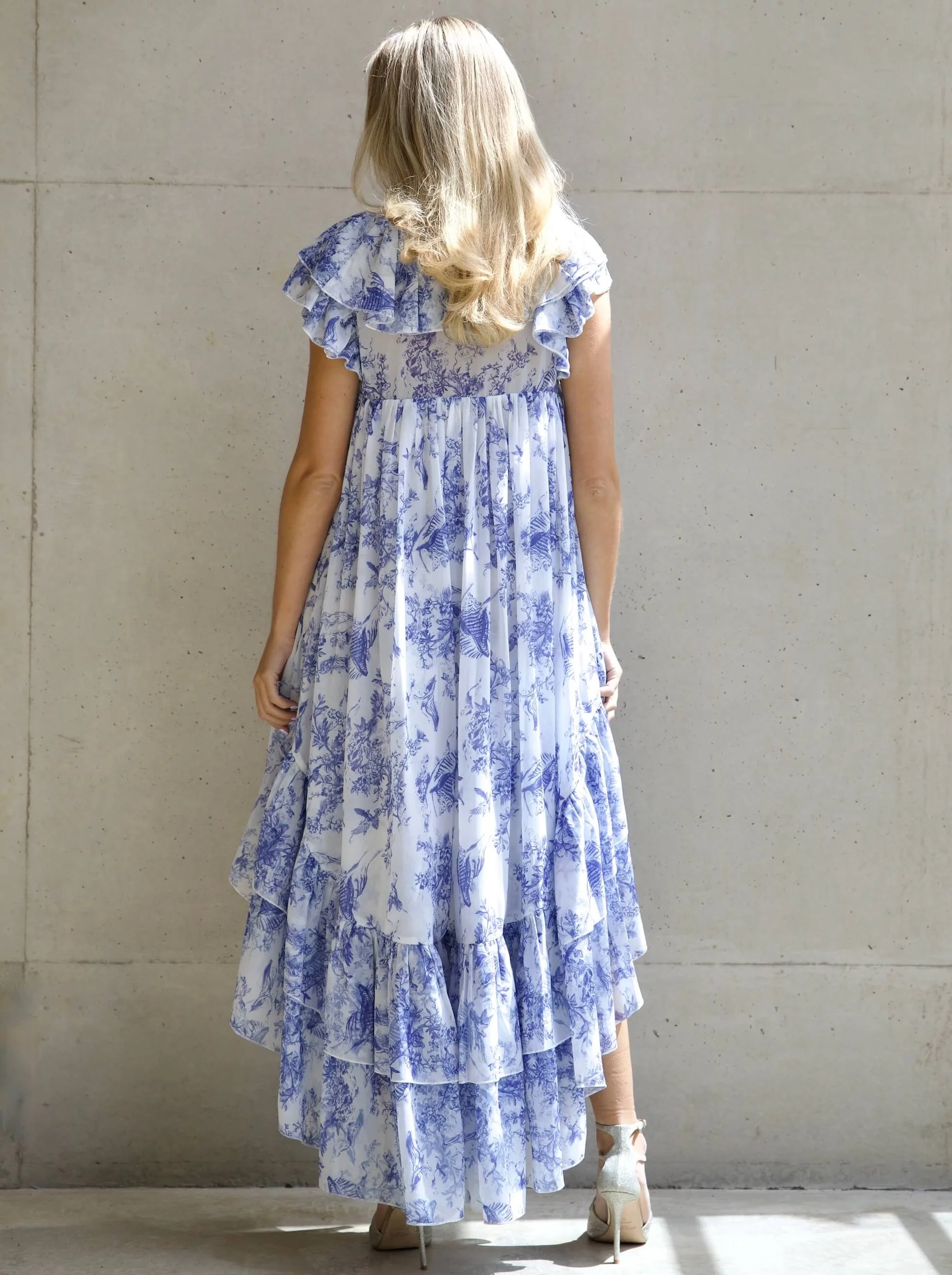 'APHRODITE' HIGH LOW HEM VOLUME DRESS TOILE - Image 8