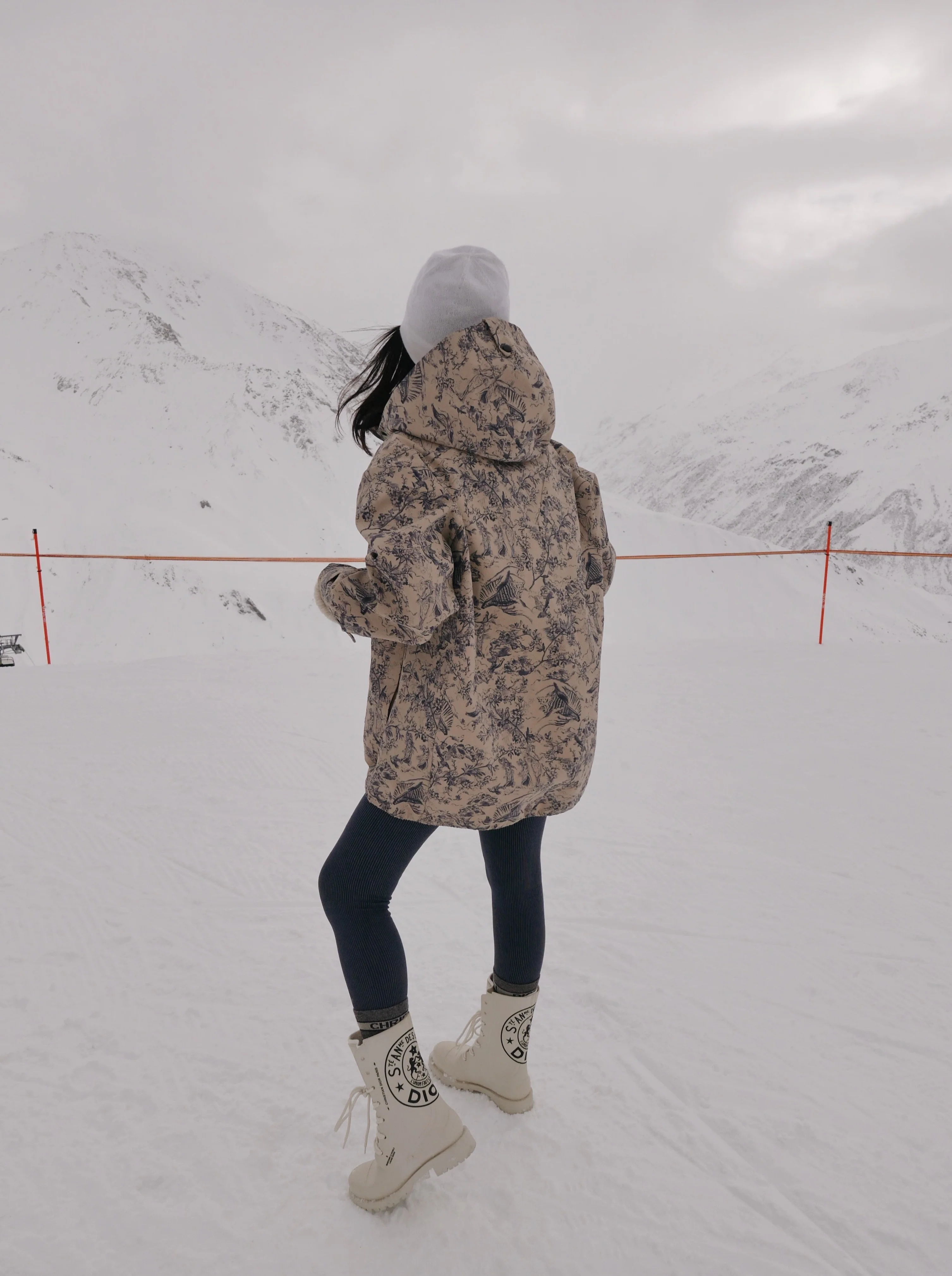 'VERMONT' OVERSIZED SIGNATURE PRINTED HOODED ANORAK - Image 3