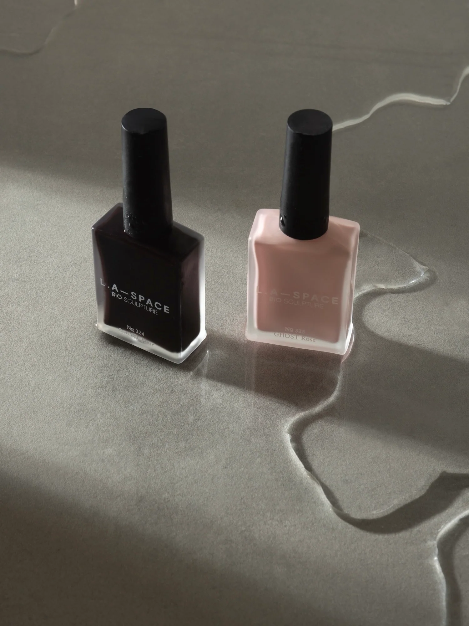 L.A-S X BIO SCULPTURE NAIL POLISH DUO SET