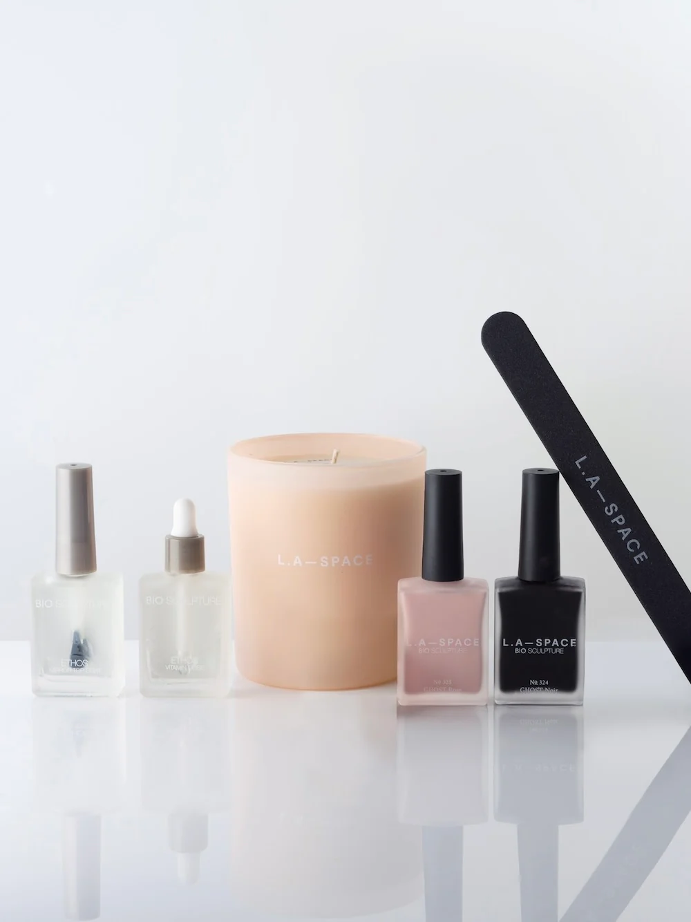 L.A-S X BIO SCULPTURE NAIL POLISH 6 PIECE KIT