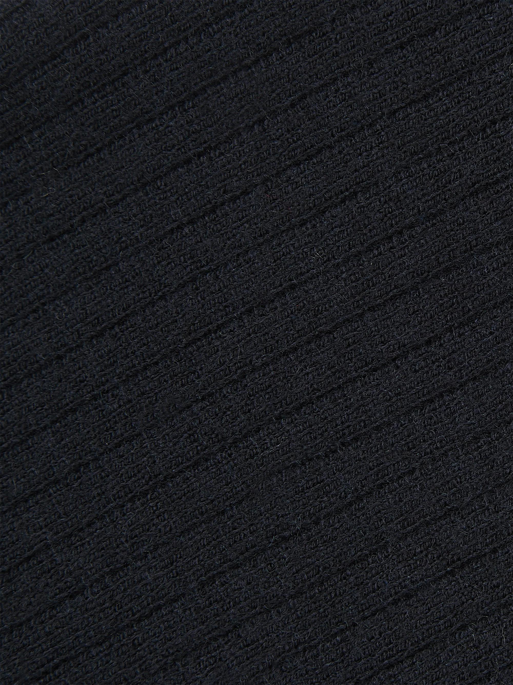 'AUSTIN' RIB KNITTED SPLIT HEM TROUSERS NAVY - Image 5