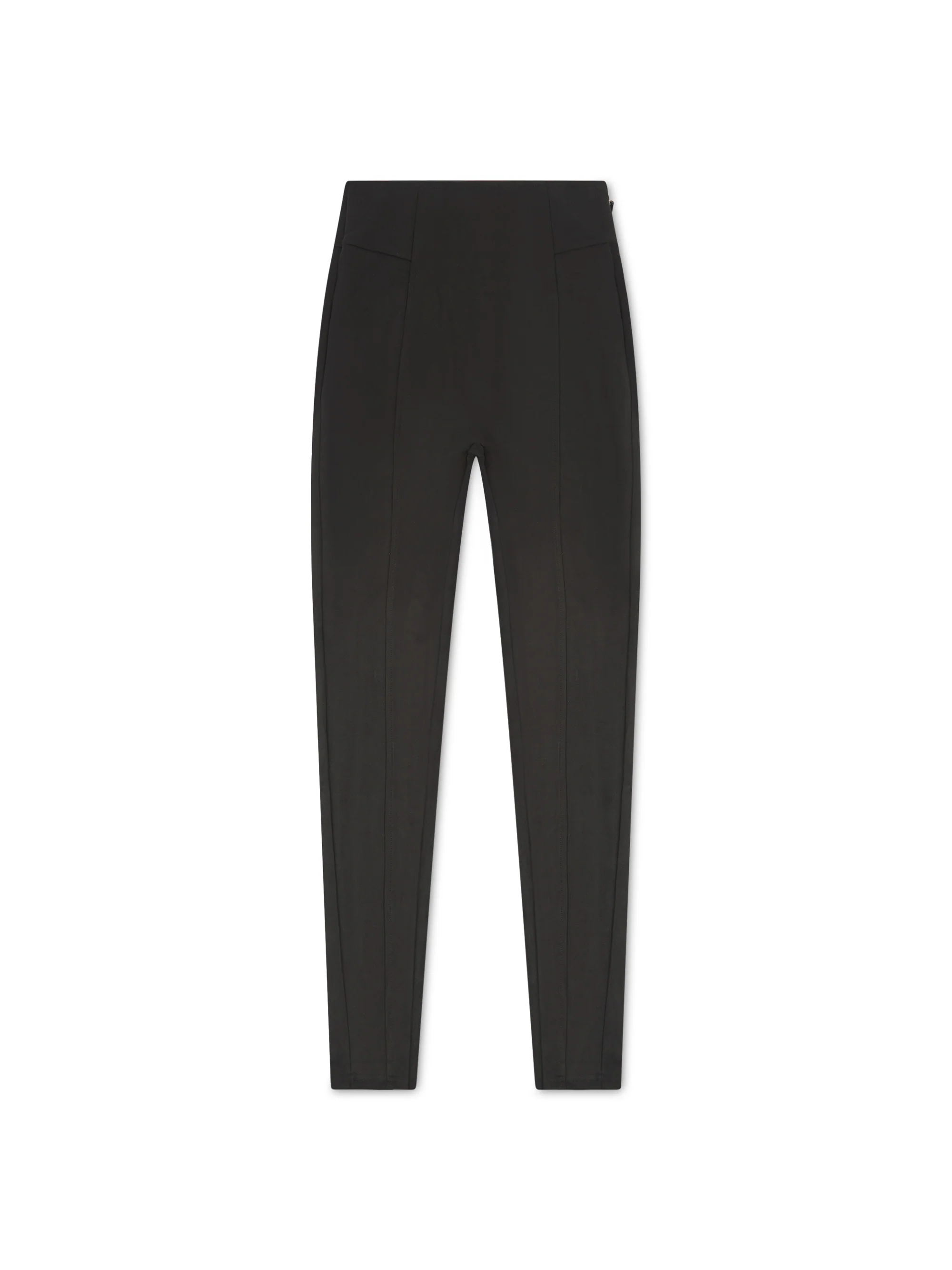 CONTOURING FAUX SUEDE LEGGINGS IN BLACK - Image 6